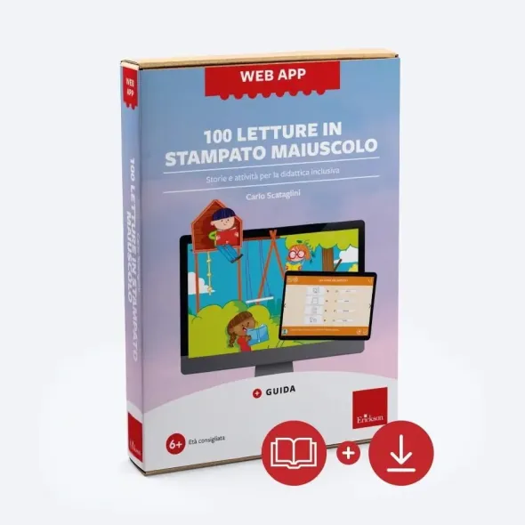 KIT 100 letture in stampato maiuscolo (Libro + web app)