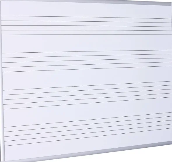 LAVAGNA BIANCA PENTAGRAMMATA - 150x100 CM