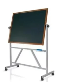 LAVAGNA MAGNETICA GIREVOLE GRIGIO ARDESIA 240x120 cm