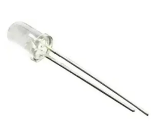 LED, ROUND, 5MM, COOL WHITE, 35CD