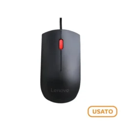 Lenovo Essential - Mouse ottico - 3 pulsanti - cablato USB - USATO