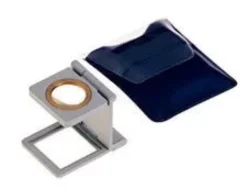 Lente contafili con chiusura a libro ingrandimento 6x 30x30 mm