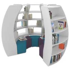 Libreria a spirale BookHive - 3/4 di cerchio