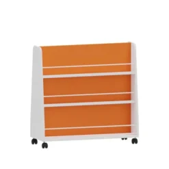 Libreria bifacciale con ruote 100x44x100H cm