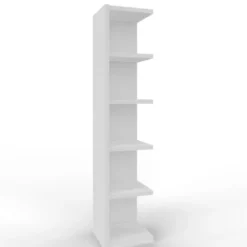 LIBRERIA CUBO - MODULO AGGIUNTIVO 6 RIPIANI L47/H214 cm - BIANCA
