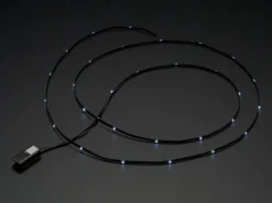 Litex White LEDs on Black Fabric Ribbon Pack 1.5 meter 30 LEDs