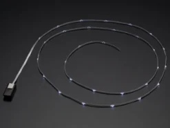 Litex White LEDs on White Fabric Ribbon Pack 1.5 meter 30 LEDs