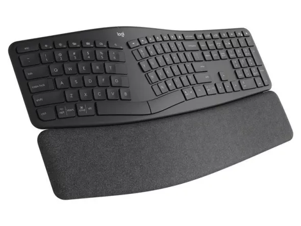 Logitech ERGO K860 - Tastiera ergonomica wireless 2.4 GHz - Bluetooth 5.0 - QWERTY ITA