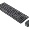 Logitech MK295 Silent - Set mouse e tastiera wireless ITA - senza fili 2.4GHz (grafite)