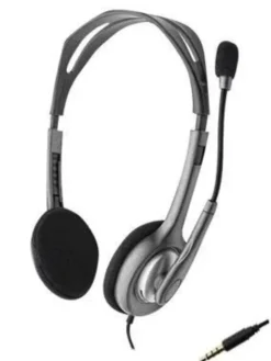 Logitech Stereo H111 - Cuffie con microfono - on-ear (jack singolo)