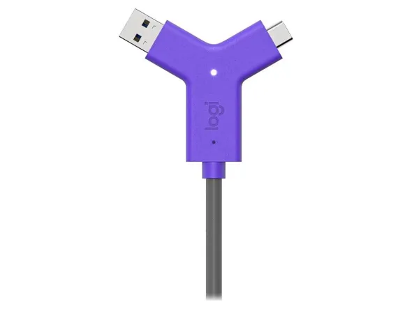 Logitech Swytch - Hub - 2 x HDMI + 1 x SuperSpeed USB + 2 x USB-C