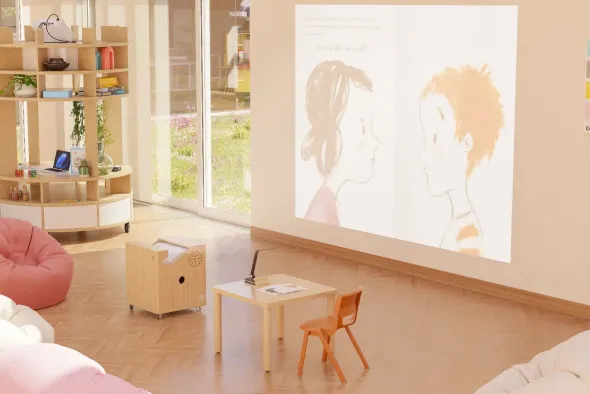 MagicPages - Tavolo per lettura ad alta voce