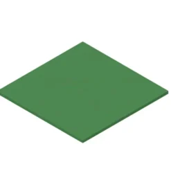 Materasso PVC 200x200x6 cm color foresta