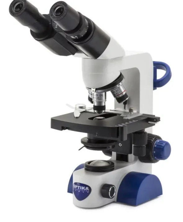 Microscopio binoculare biologico, 1000x, batterie ricaricabili
