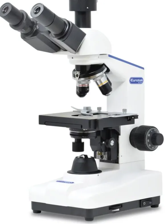 Microscopio biologico trinoculare 1000x LED