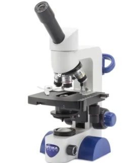Microscopio monoculare biologico 600x con batterie ricaricabili