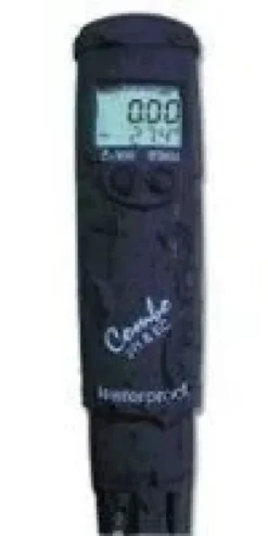 Misuratore tascabile a tenuta stagna di pH, EC e TDS (3999 ìS/cm, 2000 ppm), temperatura