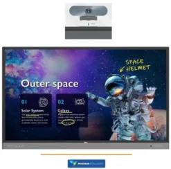 Monitor interattivo Benq RM7504 75" 4k con GMS e Android 13+Camera 4k+Wifi/BT e Mozaik