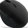 Mouse Ottico Ergonomico Wireless 1600 Dpi Nero