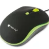 Mouse Ottico USB 800-1600 dpi - Nero/Verde