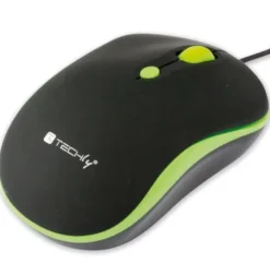 Mouse Ottico USB 800-1600 dpi - Nero/Verde