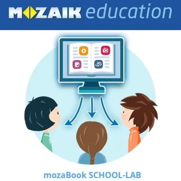Mozabook SCHOOL LAB - Licenza 3 anni per 1 DISPOSITIVO (min.10)
