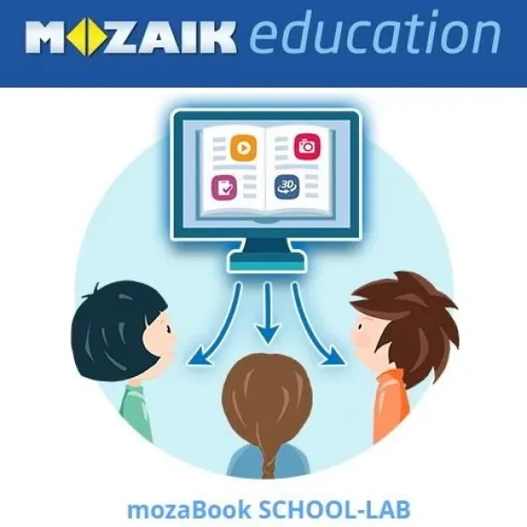 Mozabook SCHOOL LAB-PACK - Licenza 1 anno per 1 DISPOSITIVO (min.10)