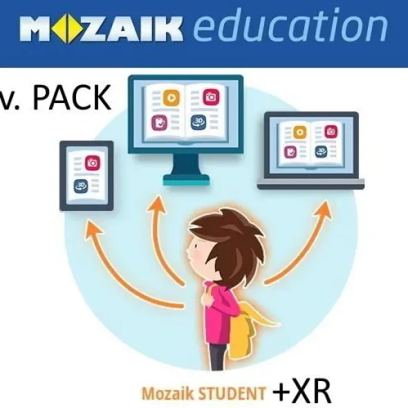 Mozaik STUDENT+XR PACK - Licenza 1 anno per 1 UTENTE ITA (min.10)