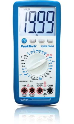 Multimetro digitale, 2.000 conteggi, 600V AC/DC