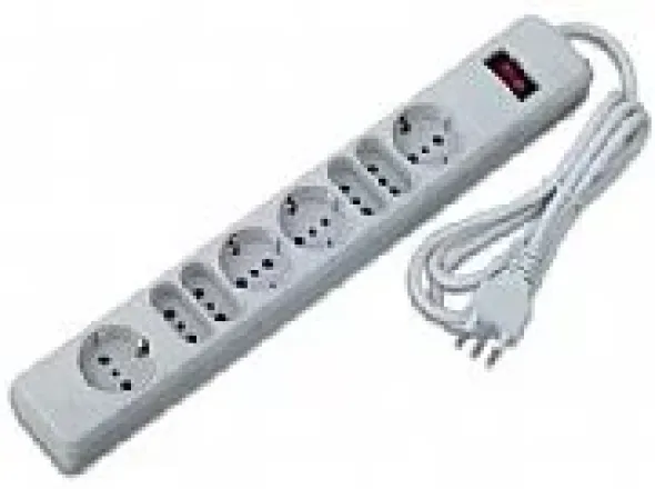 Multipresa 8 prese - Grigio