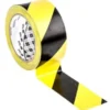Nastro segna corsie Gomma Nero/ giallo 3M Vinile, 50mm x 33m, spessore 0.13mm 766