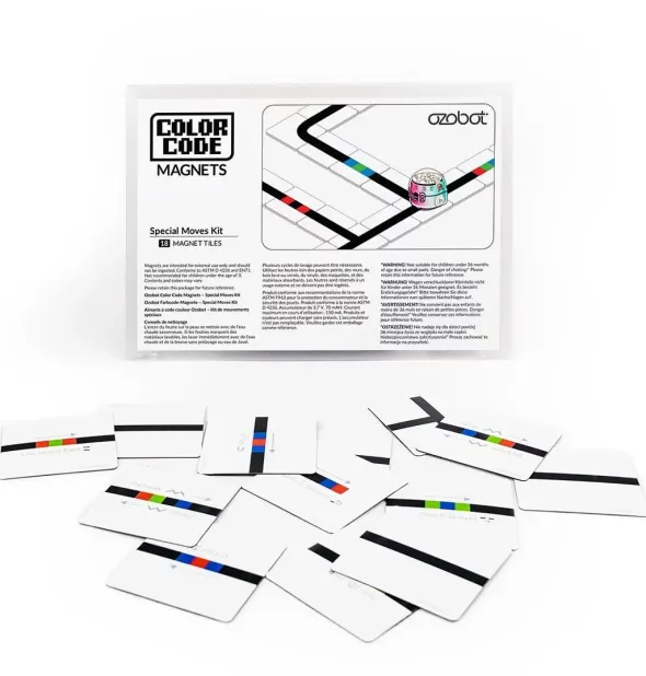 Ozobot Color Code Magnets - Special Moves Kit