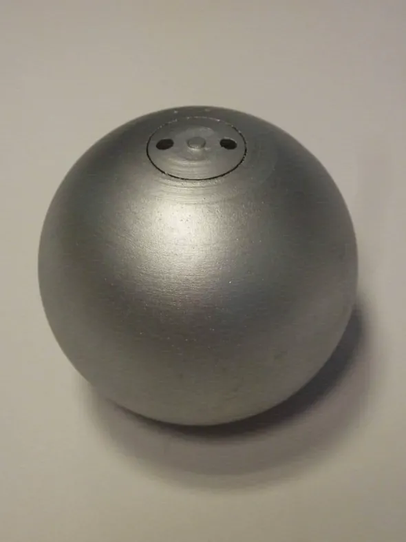 Palla getto calibrata in acciaio 2 kg