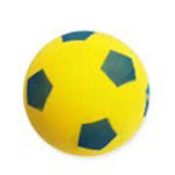 Pallone calcio in gommapiuma diam.cm.20, bicolore