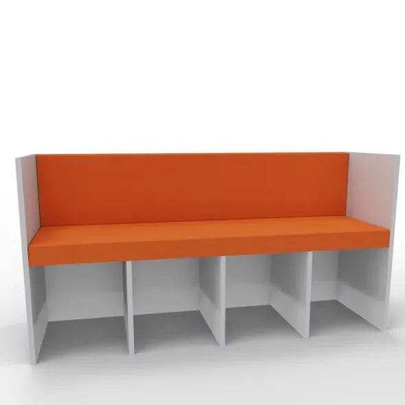Panca Zioxi Reading Nook 148x45x76h cm (3 posti) - SQUASH ITA05