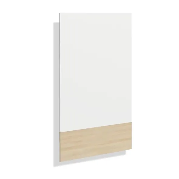 Pannello a parete in laminato bianco cm 120x156h