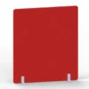 Pannello fonoassorbente 100x180H con piedini (mod. Silenzio) - ROSSO