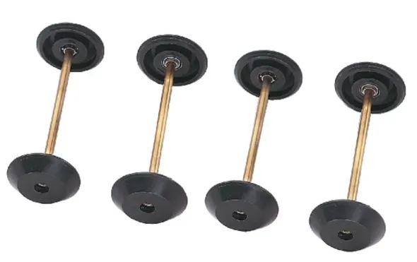 PASCO Assali di ricambio per carrelli 4 pz ME-6957