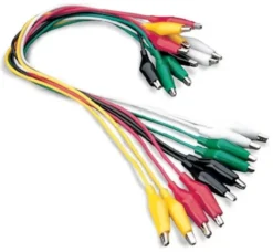 PASCO Cavetti con Morsetti a Coccodrillo 10 pz EM-8634
