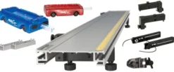 PASCO Sistema rotaia-carrelli da 2,2m e carrelli STANDARD (sensori esterni) ME-5703A