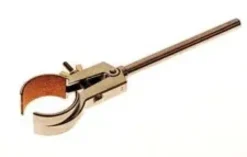 Pinza in Acciaio con gambo libero branche tonde Apertura 50 mm