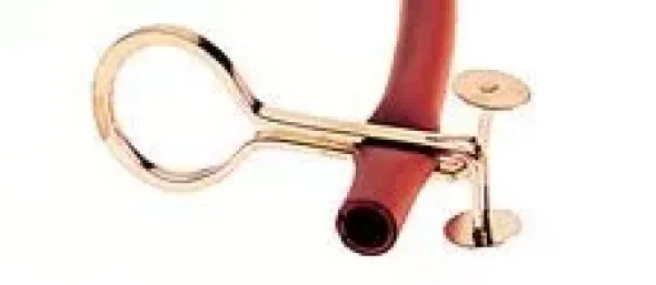 Pinza in Ottone Nichelato di Mohr 80 mm