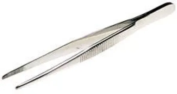 Pinzetta in Acciaio con punte arrotondate 140 mm