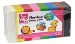 PLASTILINA 500 GR - 8 COLORI