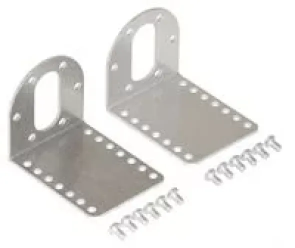 Pololu Stamped Aluminum L-Bracket Pair for 37D mm Metal Gearmotors