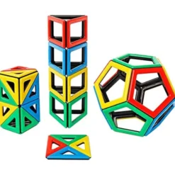 POLYDRON MAGNETICI - NUOVE FORME (48 PEZZI)