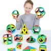 Polydron Magnetici - Set per la matematica (118 pezzi)