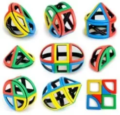 Polydron Magnetici - Set sfera per la classe (72 pezzi)