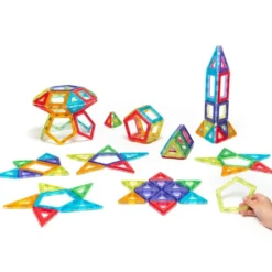 Polydron magnetici traslucenti - Exploration set