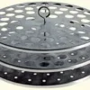 Porta-Provette in Acciaio 30 Fori con Ø 21 mm Ø 155 mm
